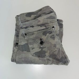 Collin Skinny Flap Jean in camo print